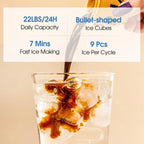 Self-Cleaning Water Dispenser with Ice Maker, Bottom Load, Black - image 4