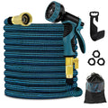 3/4 in. 50 ft. Expandable Garden Hose with 10 Function High Pressure Nozzle 3750D Flexible Water Hose - image 1