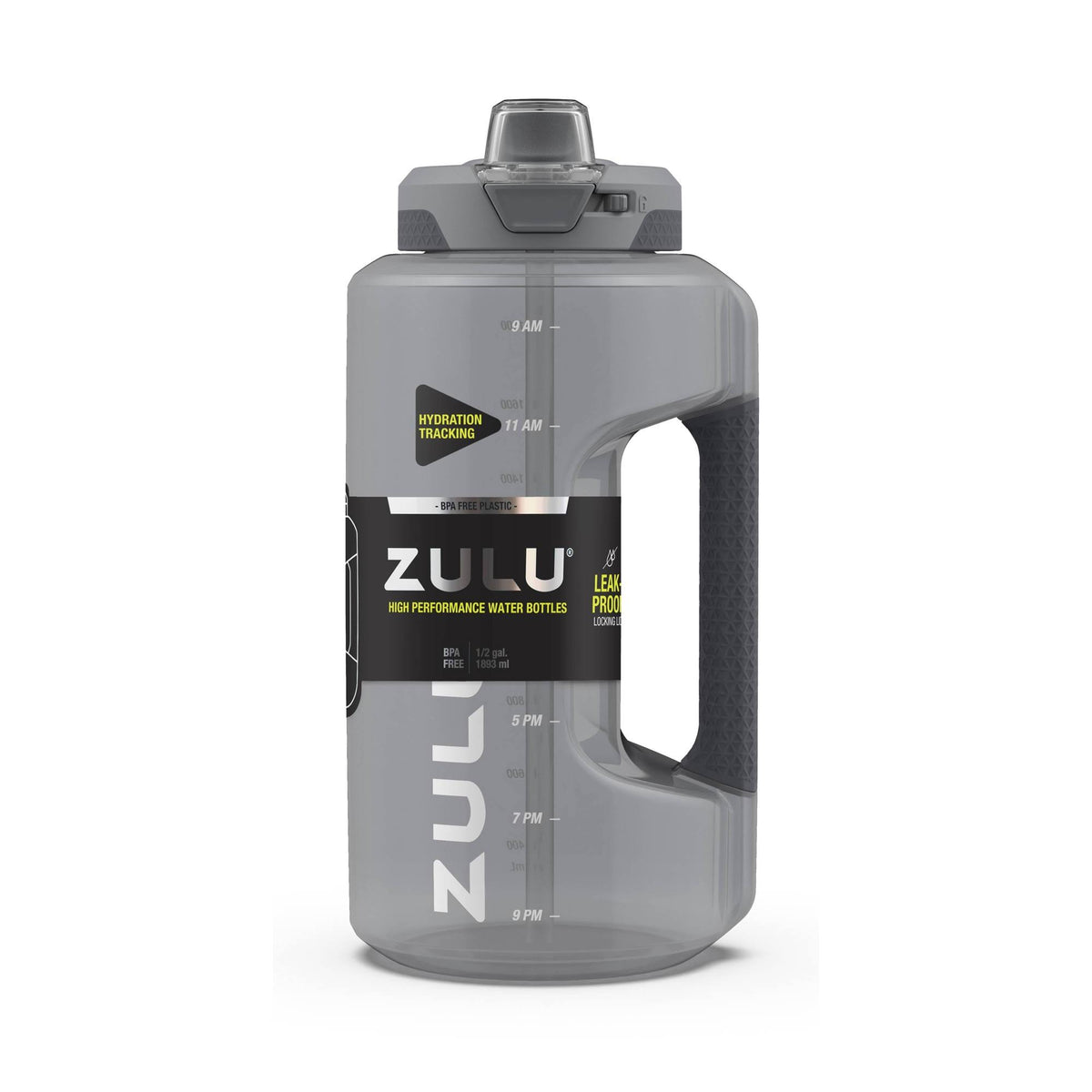 Zulu Goals 64oz Half Gallon Plastic Jug - Gray - image 1