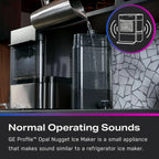 Countertop Nugget Ice Maker with Side Tank / Ice Machine with WiFi Connectivity / Smart Home Kitchen Essentials / Stainless Steel - image 26