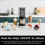 Ninja NC301 CREAMi Ice Cream Maker, for Gelato, Mix-ins, Milkshakes, Sorbet, Smoothie Bowls & More, 7 One-Touch Programs, with (2) Pint Containers & Lids, Compact Size, Perfect for Kids, Silver - image 19