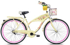 26" Margaritaville Women'S 3 - Speed Cruiser Bike, Yellow - image 1