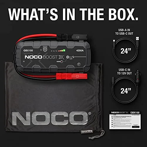 NOCO Boost X GBX155: 4250A 12V UltraSafe Portable Lithium Jump Starter - image 3