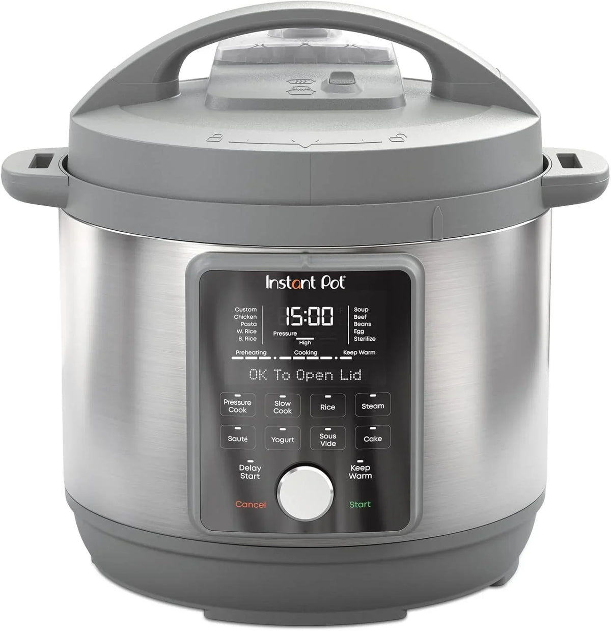 Instant Pot, 8-Quart Quiet 9-in-1 Electric Pressure Cooker Stainless Steel - image 1