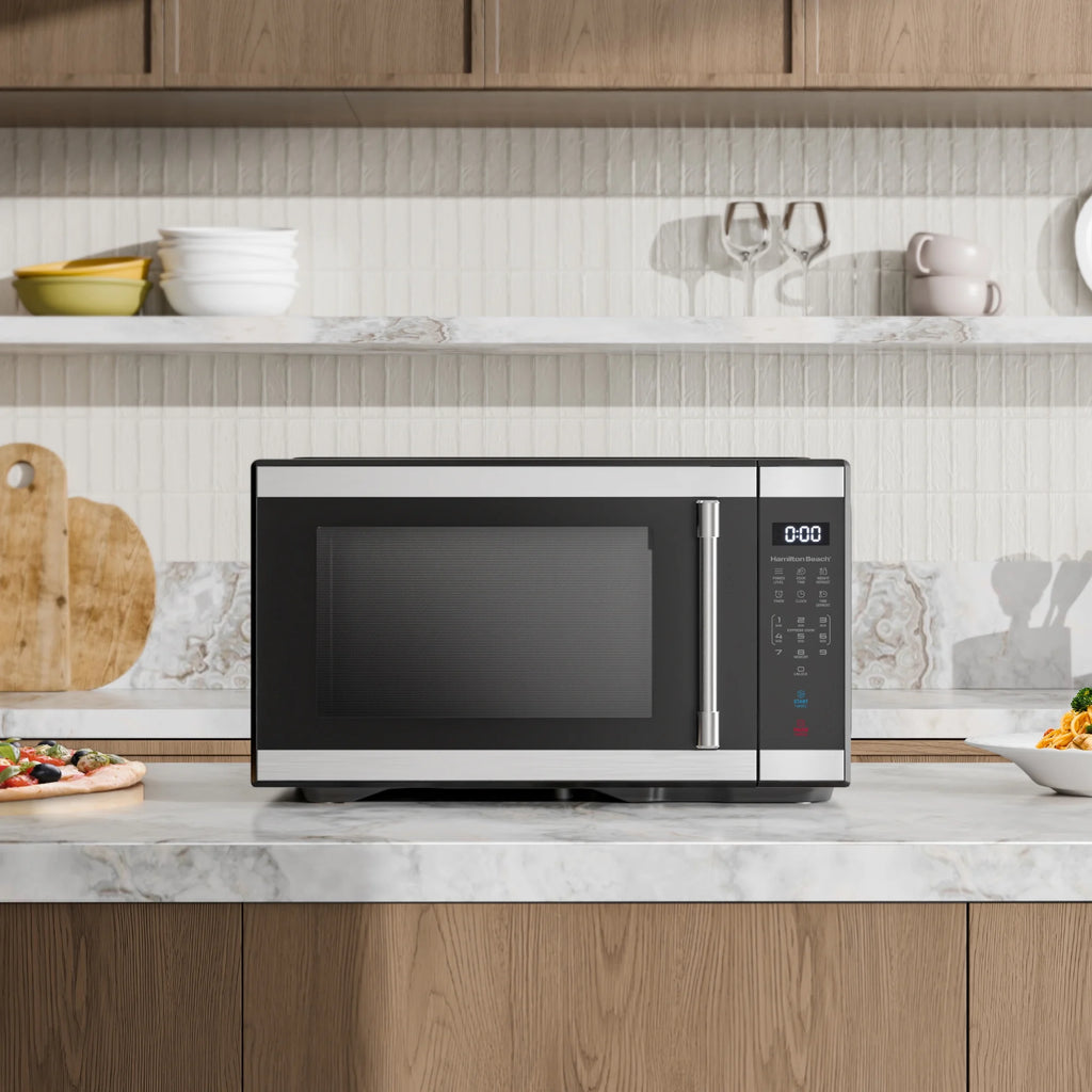 Hamilton Beach 1.1 cu ft Countertop Microwave Oven, Black and Stainless Steel - image 9