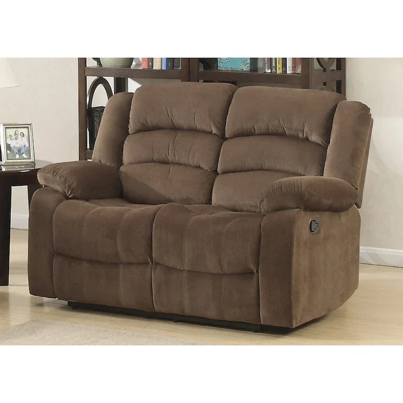 Bill Contemporary Brown Reclining Living Room Set - 2 Pieces - image 3