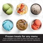 Ninja NC301 CREAMi Ice Cream Maker, for Gelato, Mix-ins, Milkshakes, Sorbet, Smoothie Bowls & More, 7 One-Touch Programs, with (2) Pint Containers & Lids, Compact Size, Perfect for Kids, Silver - image 6