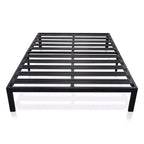 Sturdy King Metal Platform Bed Frame with Durable Slats - image 1