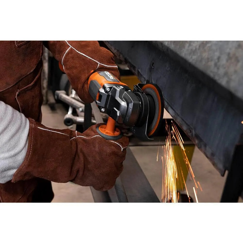 18V Brushless Cordless 4-1/2 in. Paddle Angle Grinder with (2) 4.0 Ah Batteries, Charger, and Bag -AC93044SBN - image 9