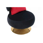 Round Barrel Chair with Fabric and Swivel Design - image 39