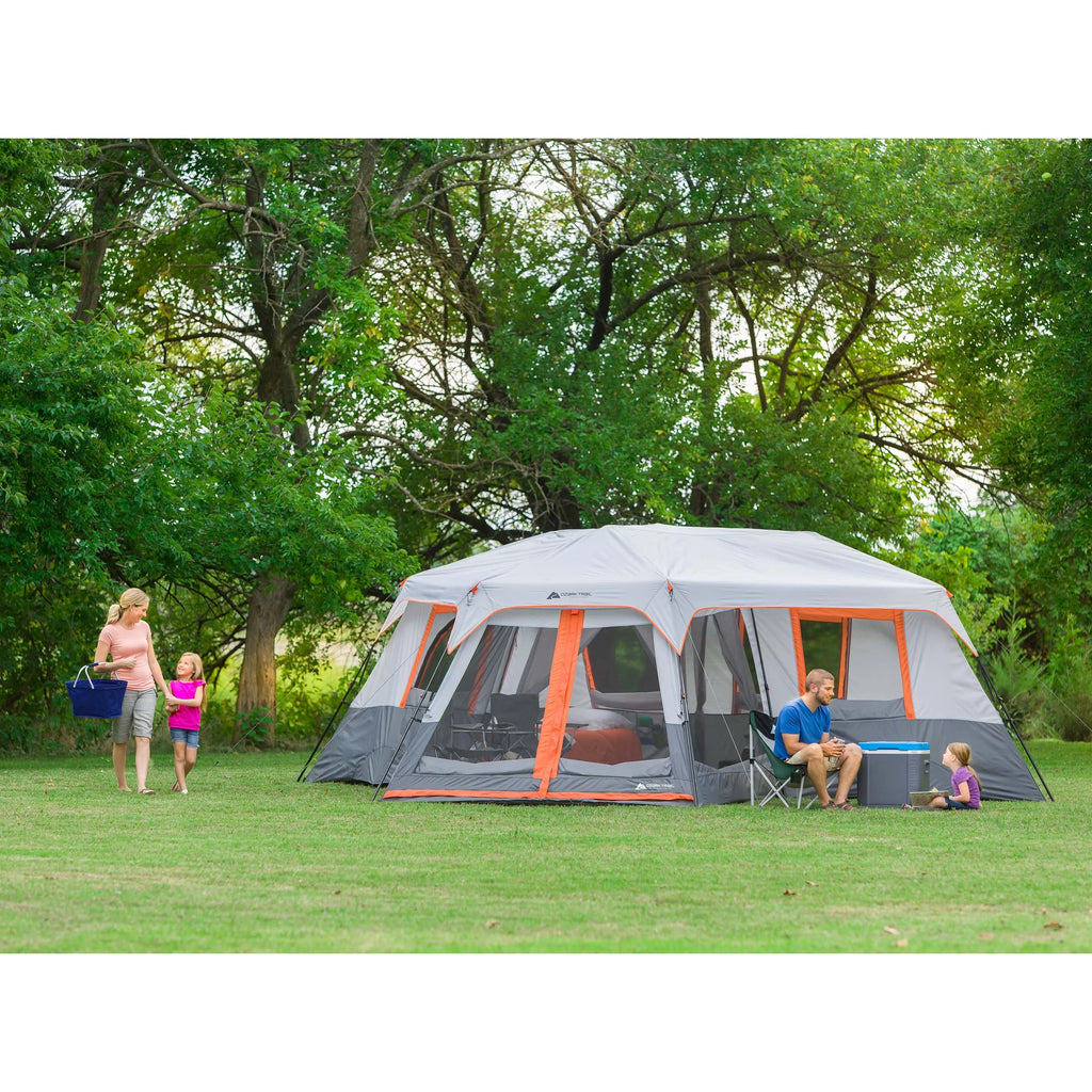 Ozark Trail 20' x 18' 12 - Person 3 - Room Instant Cabin Tent with Screen Room, 56.5 lb - image 9
