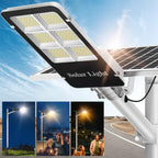 Tri-Color Solar Street Lights Outdoor - 5800W Solar Parking Lot Lights Commercial with 3 Color Temperatures, Solar Street Light Dusk to Dawn Street Lights Solar Powered for Outside Yard Garden - image 7