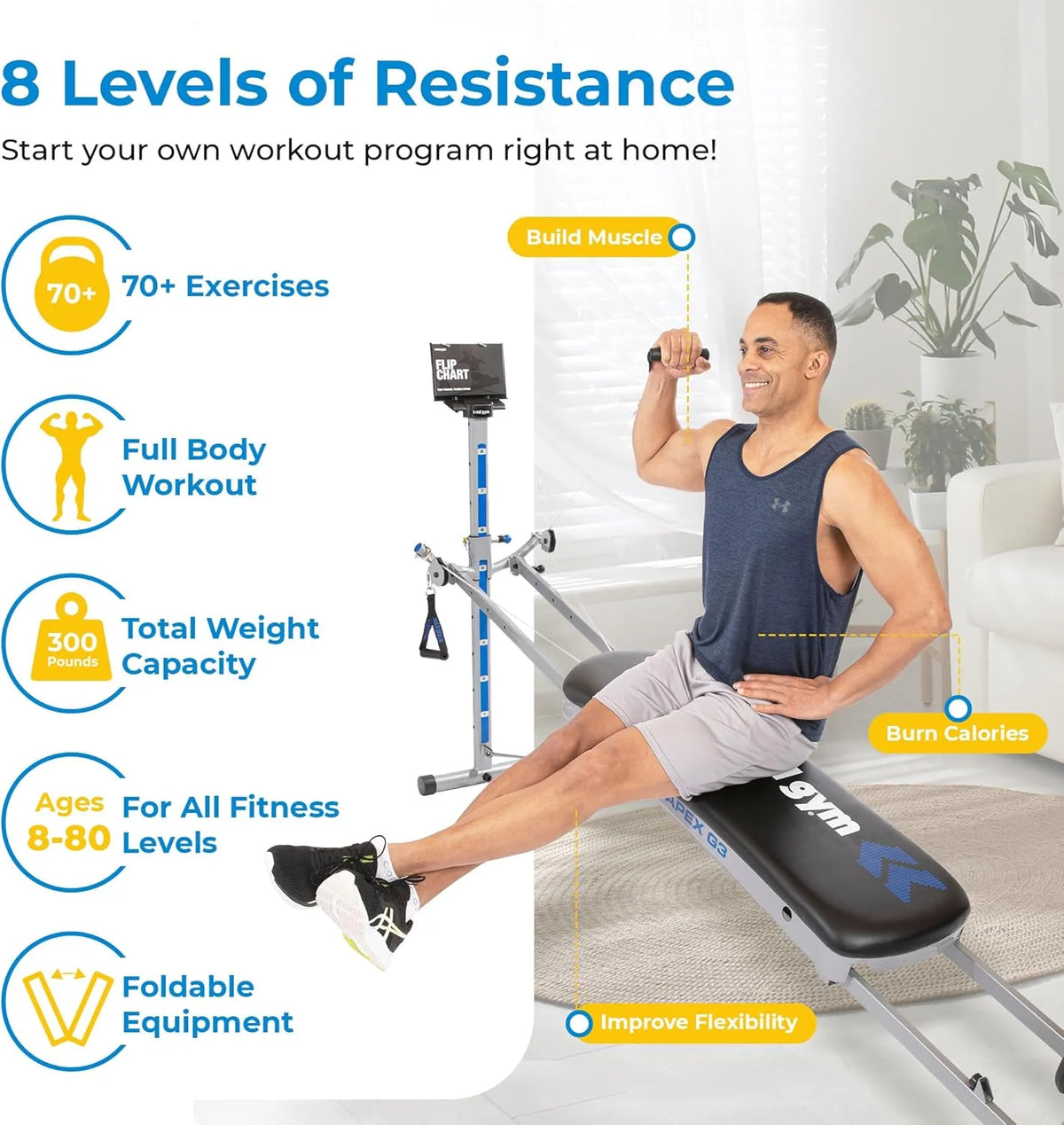Full Body Workout System, Indoor Home Gym - image 2