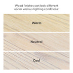 Plank+Beam Modern Dining Bench, Solid Wood Bench for Dining Table, 49", Blonde Wirebrush - image 30