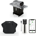 Ninja FlexFlame, Grill and Smoker, Electric and Propane Grill, Roaster, BBQ Grill, 5-in-1 Cooking System, 3 Burner, Digital Control, Outdoor Cooking, Griddle, Pizza Maker, Stainless Steel, PG301 - image 19