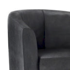Modern Tub Accent Chair with Upholstered Seat and Wooden Legs - image 41