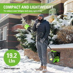 Greenworks 12" 80V Cordless Snow Shovel, Battery Not Included, 2601202 - image 5