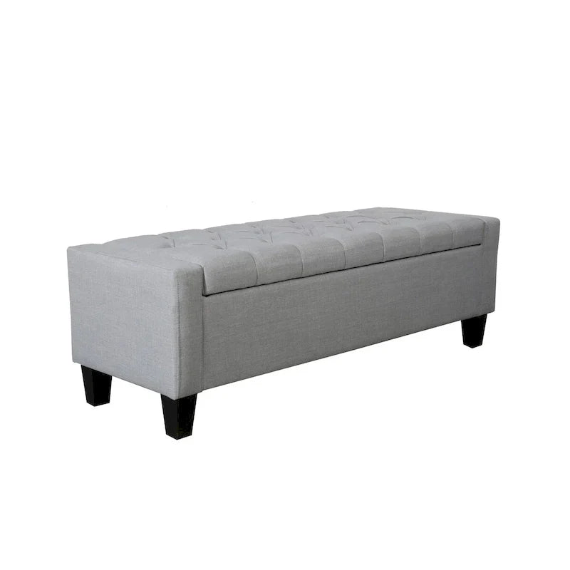 Porthos Home Wren Upholstered Button-Tufted Storage Bench - image 4
