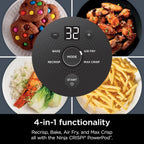 Ninja Crispi 4-in-1 Portable Glass Air Fryer Cooking System, 1500W, 4QT & 6-Cup TempWare Glass Containers with Storage Lids, Microwave, Freezer & Dishwasher Safe - image 100