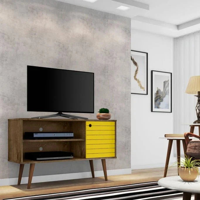 Mid-Century Modern Liberty Dual-Shelf TV Console - image 29