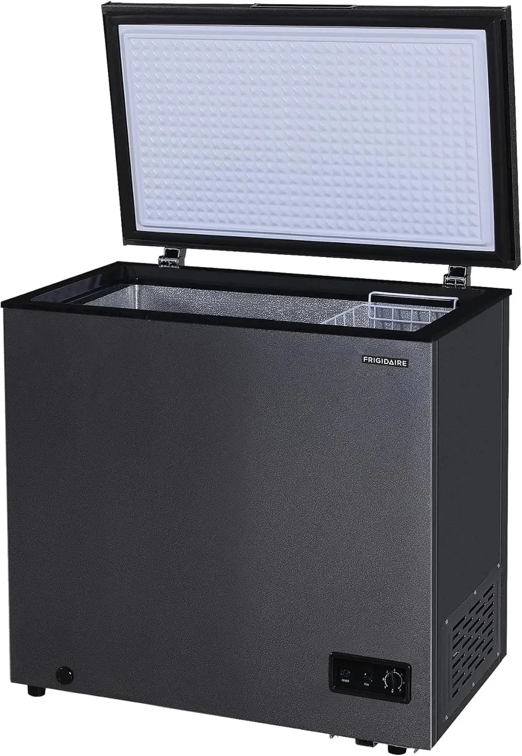 Frigidaire chest freezer (7 cubic feet), granita finish, adjustable thermostat, easy defrost function, removable basket - image 3