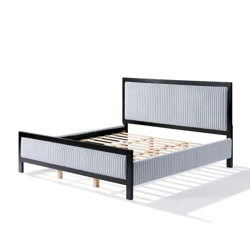 Christopher Knight Home Upholstered Platform Bed with Soft Headboard - King/Queen Size - image 8