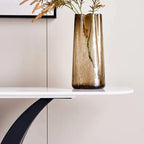 Contemporary Console Table with Elegant Design, Metal Frame, and Adjustable Foot Pads for Entryway - image 9