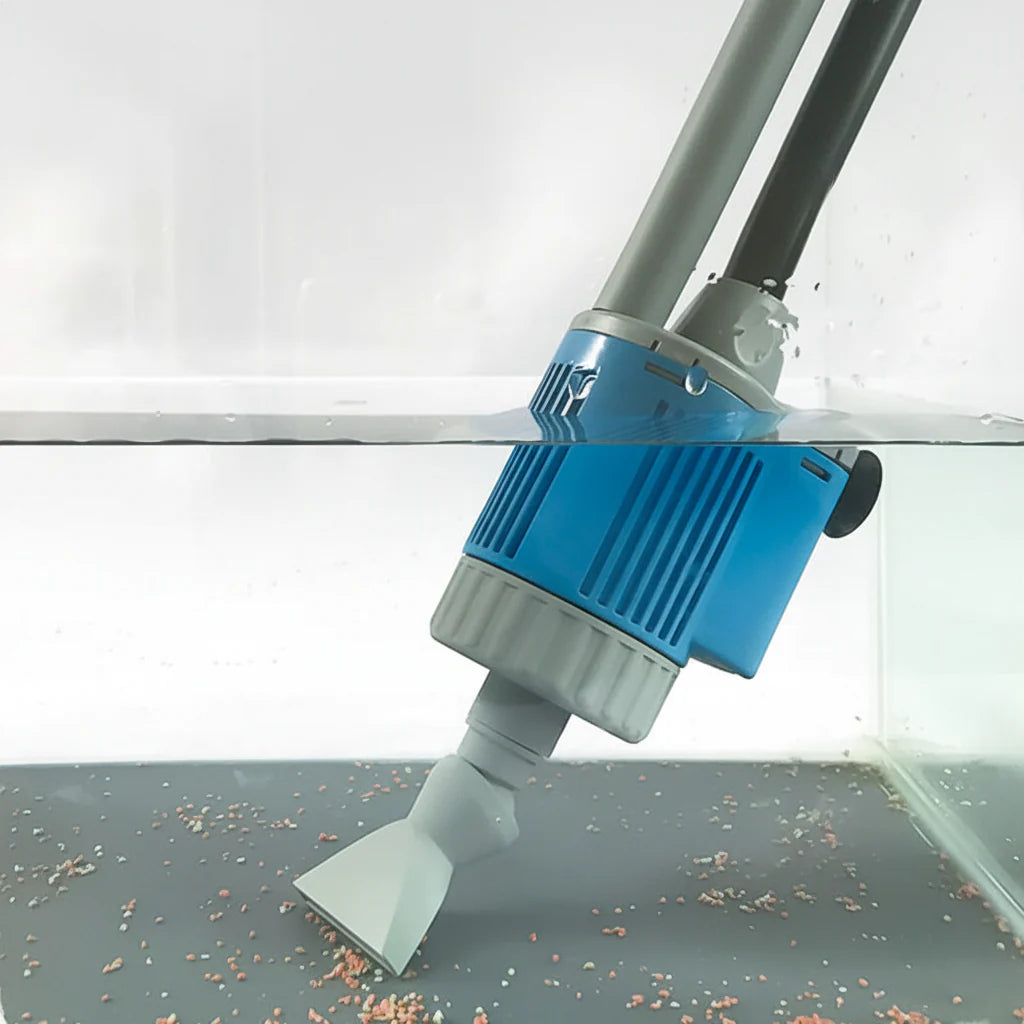 Electric Fish Tank Gravel Cleaner Aquarium Sand Vacuum Water Changer - image 5