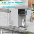 IKT Countertop Hot and Cold Reverse Osmosis Water Dispenser Cooler, Fast Heating, Adjustable Temperature, Dispensing Volume Options - image 7