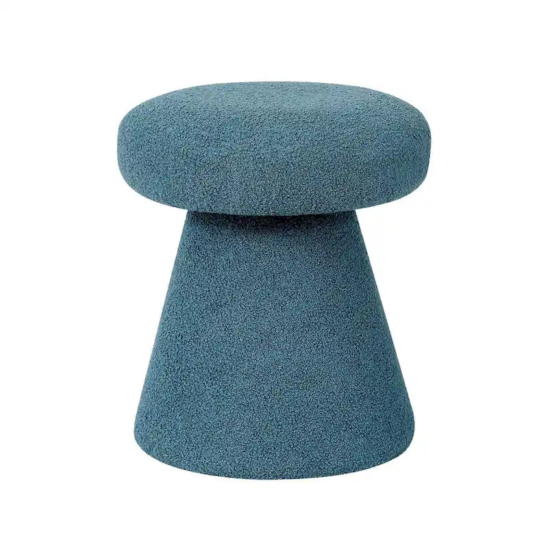 Adeco Large Soft Mushroom Ottoman - Versatile Foot Stool for Living Room and Bedroom - image 26