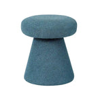 Adeco Large Soft Mushroom Ottoman - Versatile Foot Stool for Living Room and Bedroom - image 26