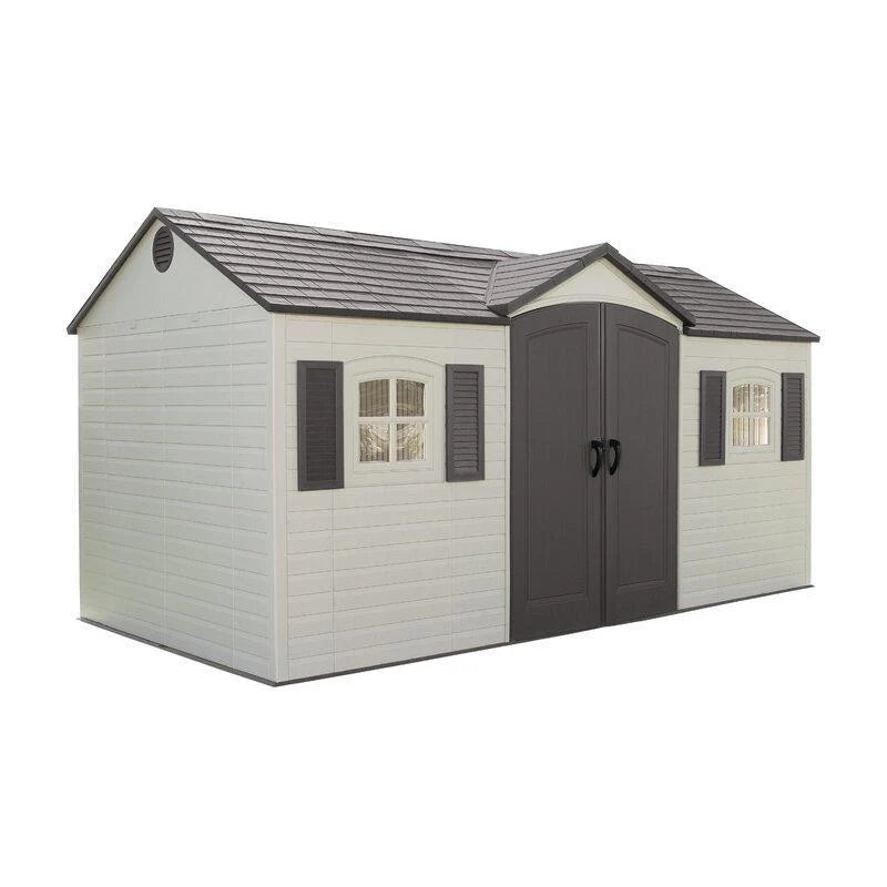 Side Entry 15 ft. W x 8 ft. D Plastic Storage Shed - image 1
