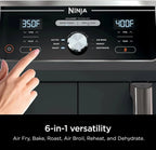 Ninja Foodi 10QT 6-in-1 DualZone Smart XL Air Fryer, 2 Independent 5QT Baskets, Smart Cook Thermometer, Match Cook, Smart Finish, Air Fry, Roast, Bake, Dehydrate, Reheat, Grey, DZ550 - image 24