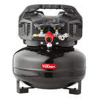 Hyper Tough Black 150 PSI Oil-Free Pancake Air Compressor 6 gal - image 2