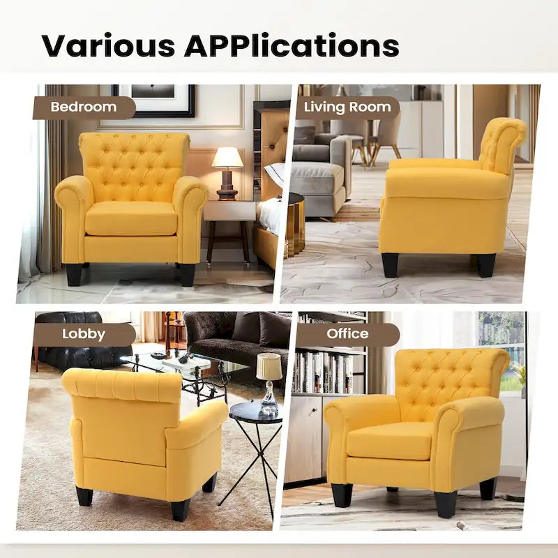 Pellebant Contemporary Club Armchair - Stylish Accent Chair for Living Room - image 9