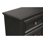 Roundhill Furniture Renova Vintage Black Wooden Bedroom Collection - image 10