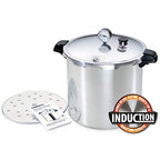 Presto 01784 23 Quart Induction Compatible Pressure Canner, Silver, Aluminum: Home & Kitchen - image 6