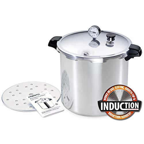 Presto 01784 23 Quart Induction Compatible Pressure Canner, Silver, Aluminum: Home & Kitchen - image 6