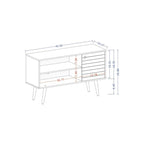 Mid-Century Modern Liberty Dual-Shelf TV Console - image 14