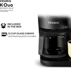 Duo Single Serve K-Cup Pod & Carafe Coffee Maker, Black - image 10