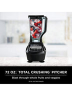 1500W, 4 Functions for Smoothies, Processing, Dough, Drinks & More, with 72 oz.* Blender Pitcher, 64 oz. Processor Bowl, (2) 16 oz. To Go Cups & (2) Lids, Black - image 2