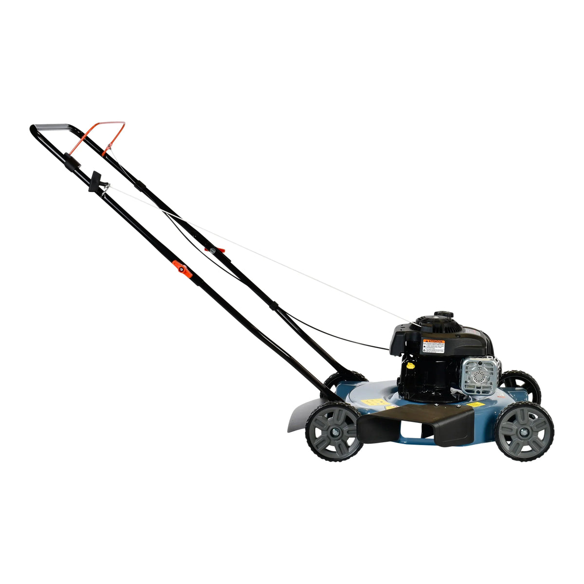 SENIX Gas Lawn Mower, 20-Inch, 125 cc 4-Cycle Briggs & Stratton Engine, Push Lawnmower with Side Discharge, 3-Position Height Adjustment, LSPG-L2, Blue - image 7