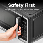 Chefman 0.9 cu ft Countertop Microwave Oven, 900 Watts - Stainless Steel - image 10