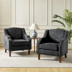Set of 2 Lucretius Armchairs with Nailhead Trim by HULALA HOME - image 40