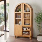 Better Homes & Gardens Juliet Kitchen Rounded Arch Cabinet, Rich Black - image 18