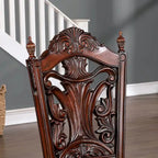 Abeena Set of 2 Traditional Cherry Solid Wood Side Chairs by Furniture of America - image 2