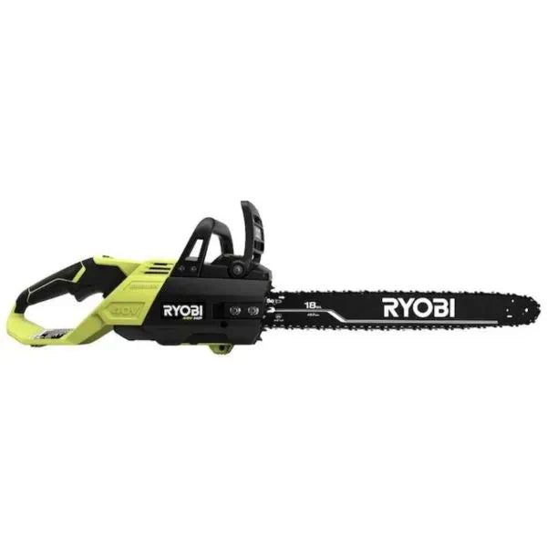 Ryobi 18′′ 40V Cordless Chainsaw Kit with Battery & Charger, Green - image 4
