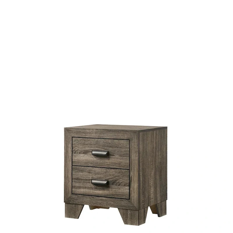 Linette 6-Piece Grey Contemporary Solid Wood and Veneer Upholstered Bedroom Set - image 3