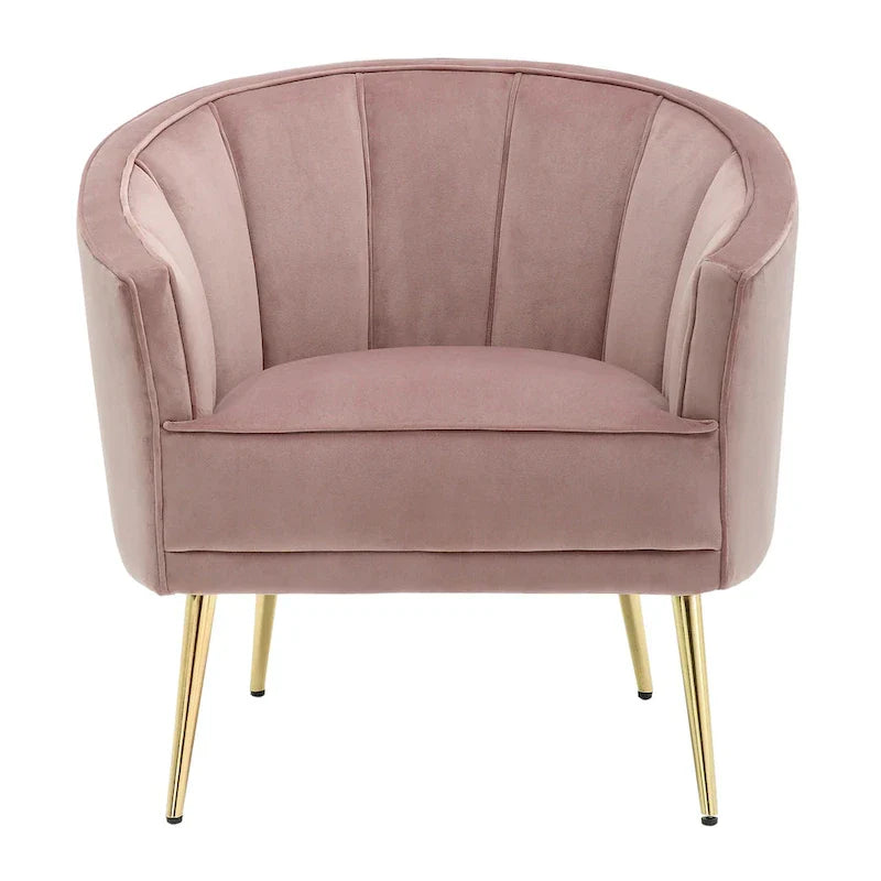 Randolf Velvet Accent Chair in Silver Orchid - image 33