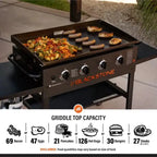 Blackstone 4-Burner 36" Griddle Cooking Station with Side Shelves - image 4